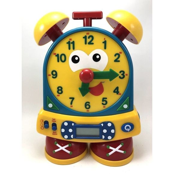 The Learning Journey Toys Learning Journey Telly The Teaching Time Clock Learn To Tell Time